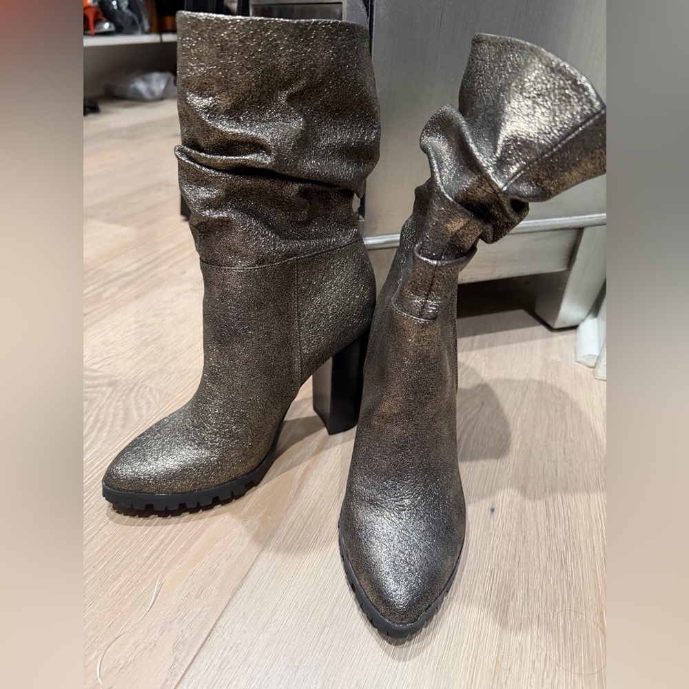 Katy Perry Raina Metallic Boots